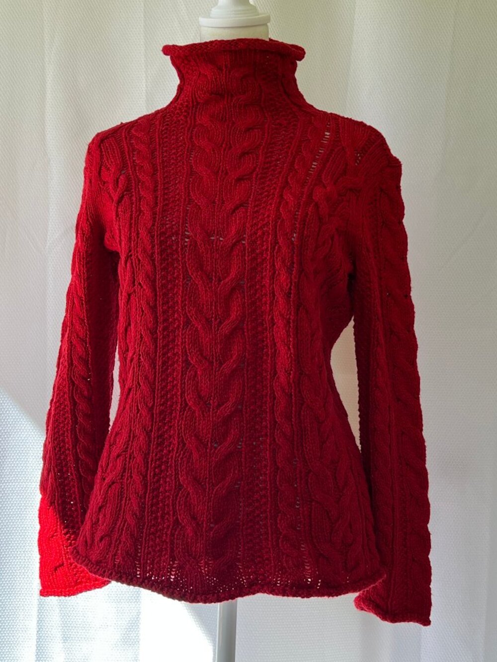 LRL Lauren Jean Co Ralph Lauren Cable Knit Roll-neck Sweater/Pullover - Picture 1 of 15